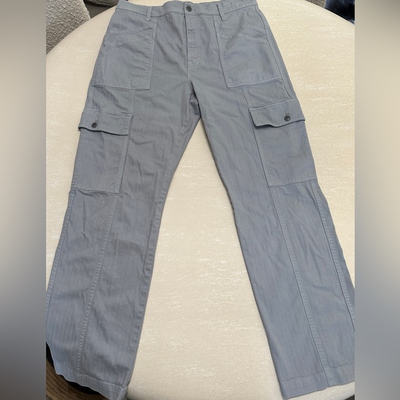Madewell Garment-Dyed '90s Straight Cargo Pant size 30 in solstice gray! - Picture 2 of 10